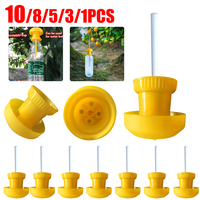 10PCS Garden Insect Pest Control Fruit Fly Trap Killer Hanging Drosophila Killer Tools Fruit Fly Catcher For Home Garden Farm