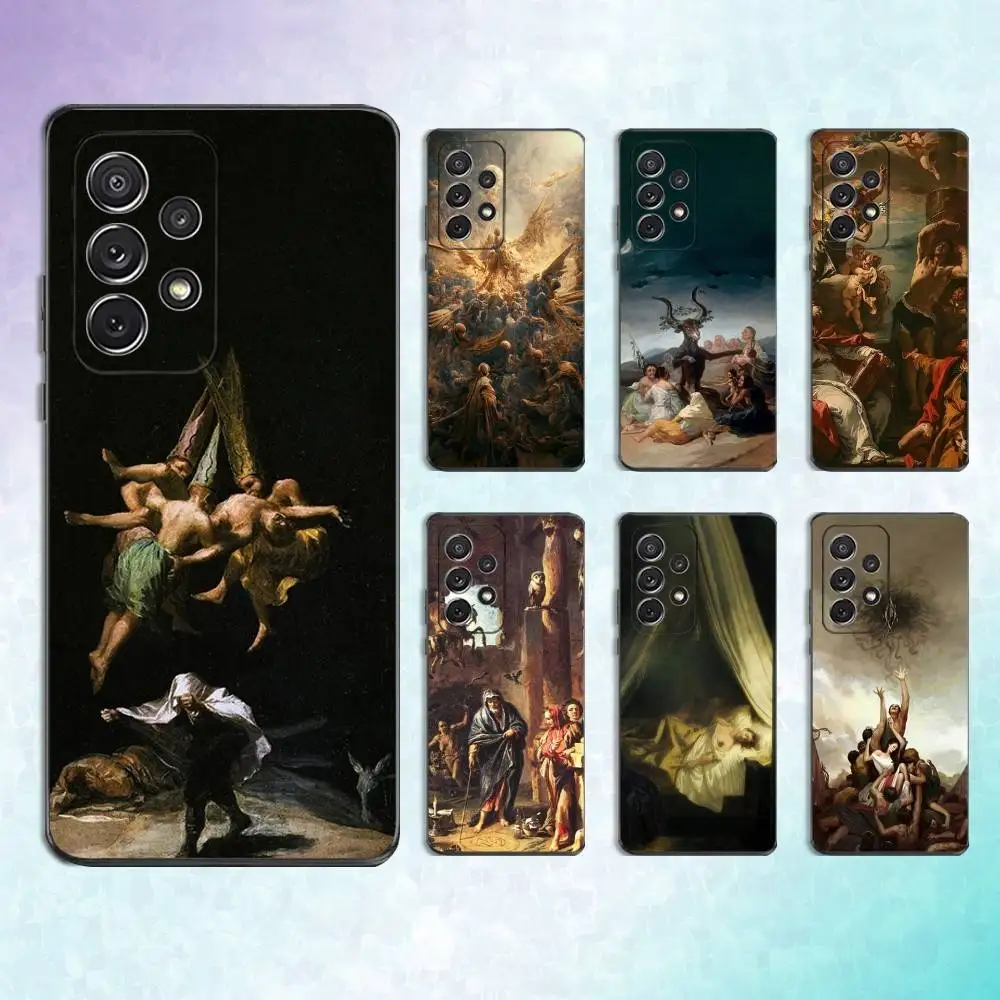 

Art Spain Francisco Goya Phone Case For Samsung S25,S24,S23,S22,S21,S20,S10,Ultra,Plus,Lite,FE,Soft Silicone Black Cover