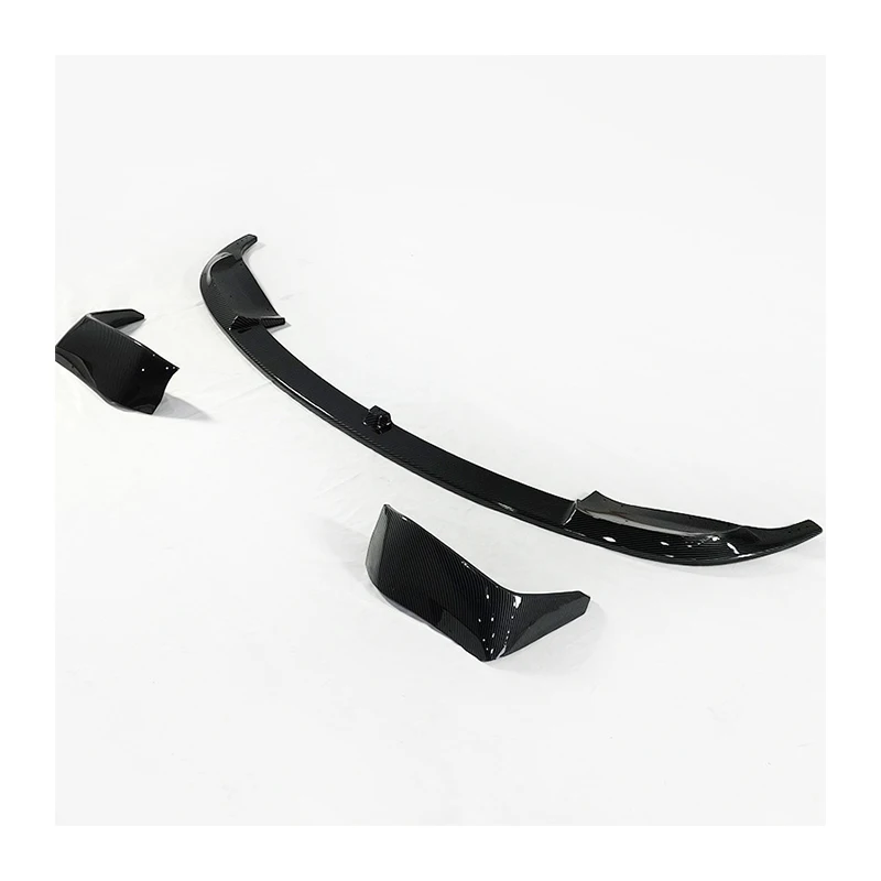 STLF جودة عالية السيارات ألياف الكربون نظرة M3 الوفير الجسم تعديل MP نمط الفاصل الشفة الأمامية ل BMWS 3 سلسلة F30 2012-2019 جديد #4