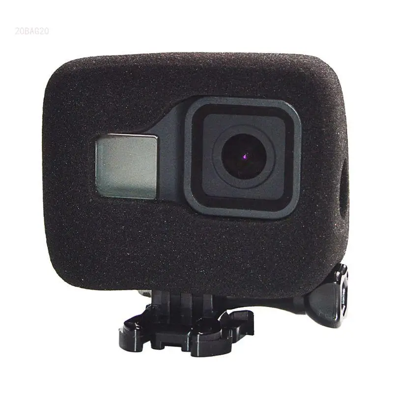 Windshield Camera Body Sponge Foam Cover Reduce Wind Noise for Hero 8 Camera Protective Accessories