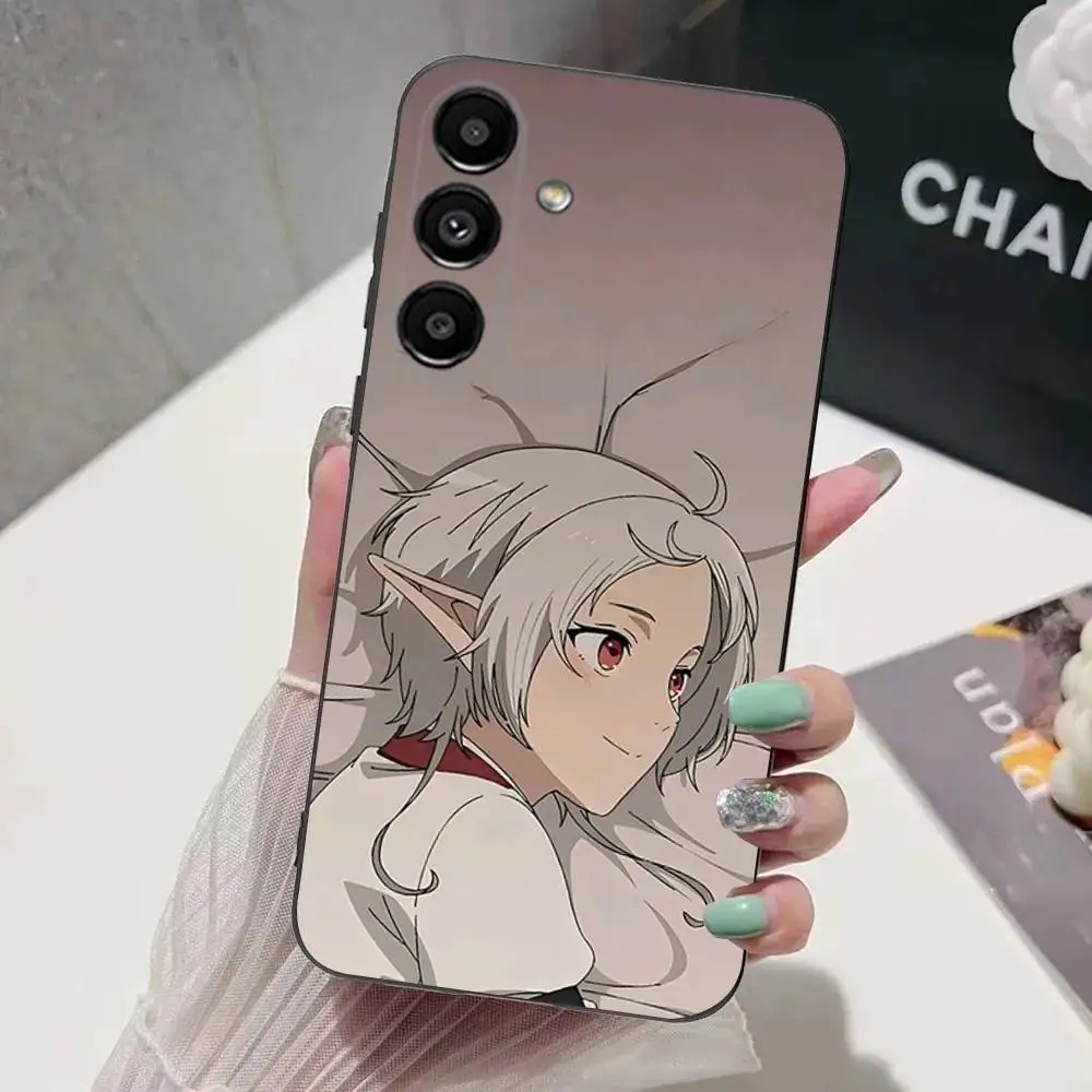 حافظة هاتف Mushoku Tensei التناسخ العاطلين عن العمل لهاتف سامسونج S 25,24,23,22,30,21,10,9,Ultra,Plus,Lite,FE,4,5G حافظة ناعمة سوداء