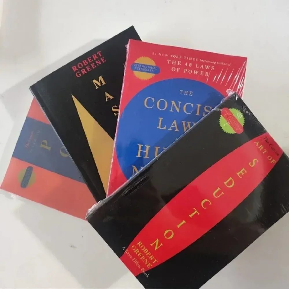 Set By Robert Greene The Concise 48 Laws Of Power; The Concise Laws of Human Nature; The Art of Seduction & Mastery: War