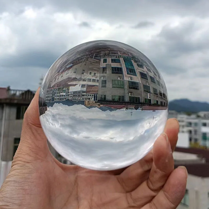 100mm Crystal Optics K9 Glass Crystal Ball Rainbow Photography Rainbow Prism RU inventory