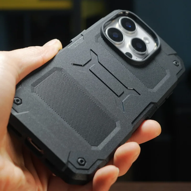 

FATBEAR [For Apple iPhone 15 / Pro / MAX / Plus ] Tactical Military Grade Rugged Shockproof Armor Buffer Case Soft Cover