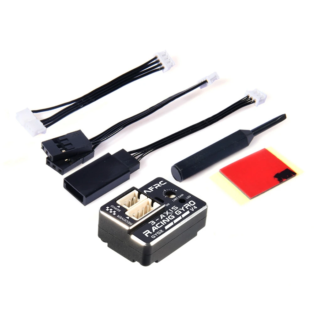 RISE AFRC GYS-2 V4 3-AXIS Racing Gyro Drift Стабилизатор автомобиля EPA AVCS для MINI Z D Q 1/28 1/24 1/10 Модель автомобиля DIY Обновление, фиолетовый