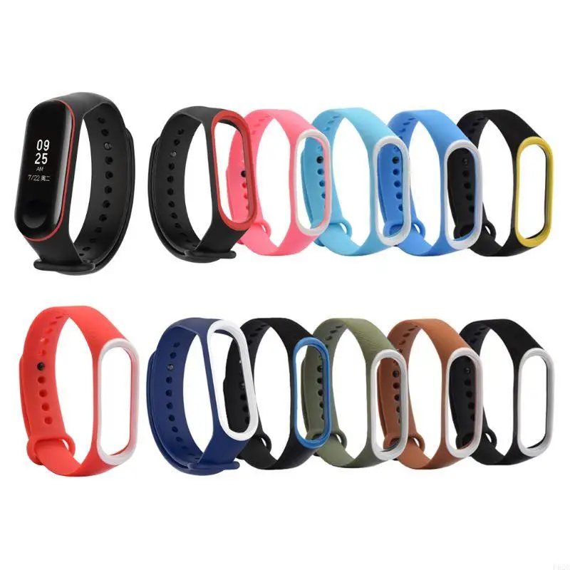 F62C Silicone Watch Dây đeo Dual Dual Color Releal Release Band được sử dụng cho Band