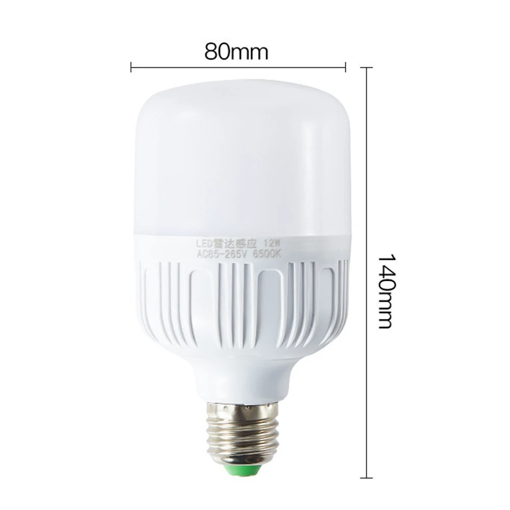 E27 5W 7W 9W 12W 15W Светодиодная ночная лампа Smart PIR Датчик движения Свет крыльца