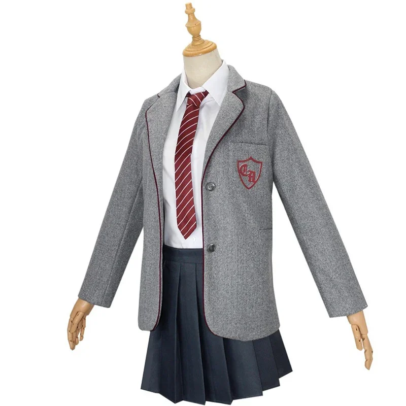 Matilda Costume Bambini Matilda Il Musical di Roald Dahl Costume Cosplay Ragazza Uniforme Scolastica Vestito Halloween Party Outfit Vestiti