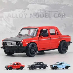 1:36 LADA NIVA Classic Car Alloy Car Model Diecast Metal Toy Retro Vehicles Car Model High Simulation Collection Childrens Gifts