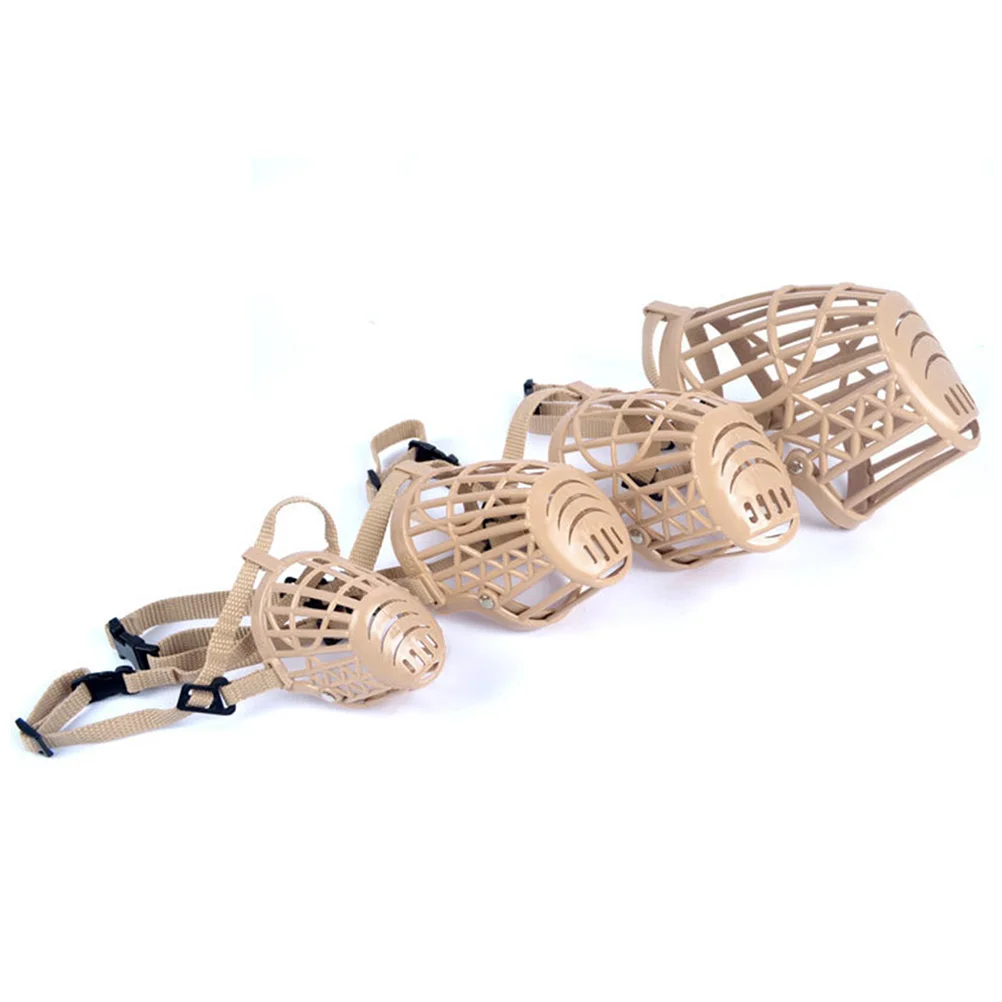 Pet Dog Puppy Plastic Basket Training Muzzle Adjustable Anti-Biting Anti-Barking Comfort Size Xl Dog Muzzle