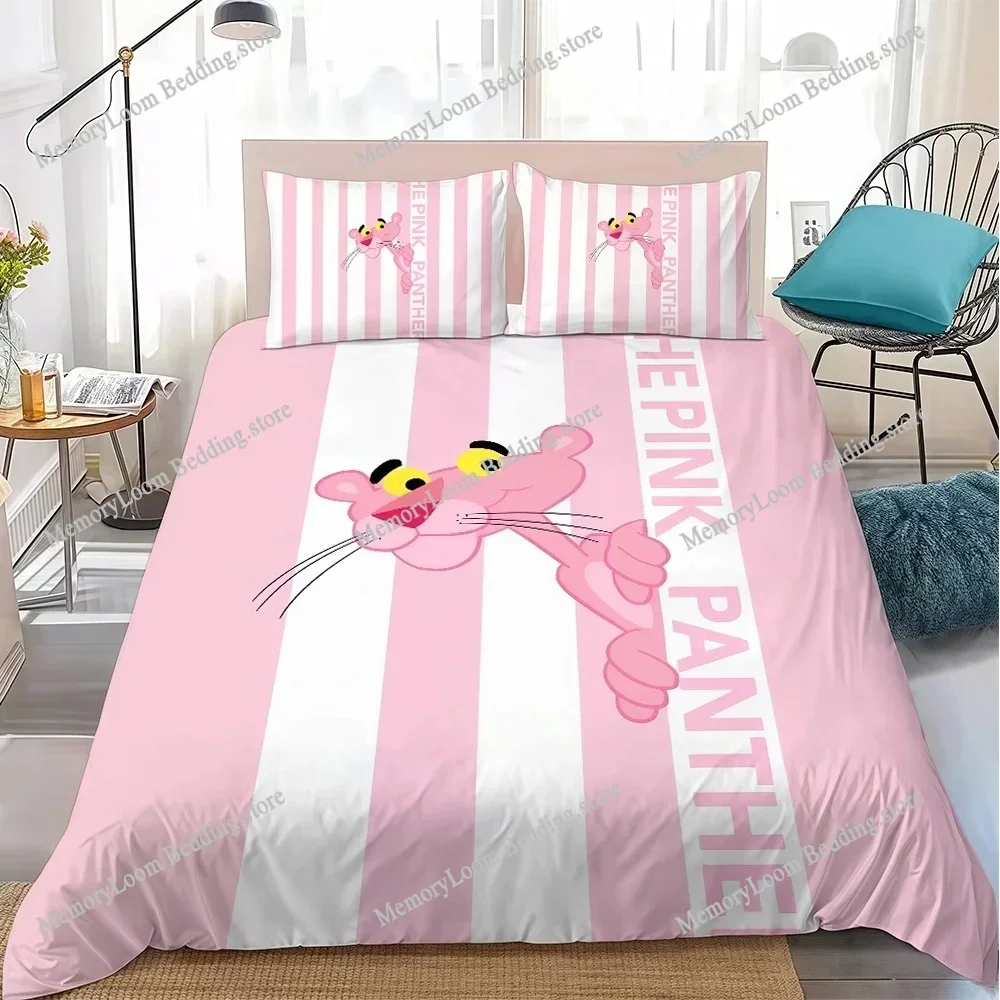 

The Pink Animal Funny Duvet Cover Set Home Style Bedding Soft Laundry Cotton Bed Four Seasons Student Dormitory Home Textile