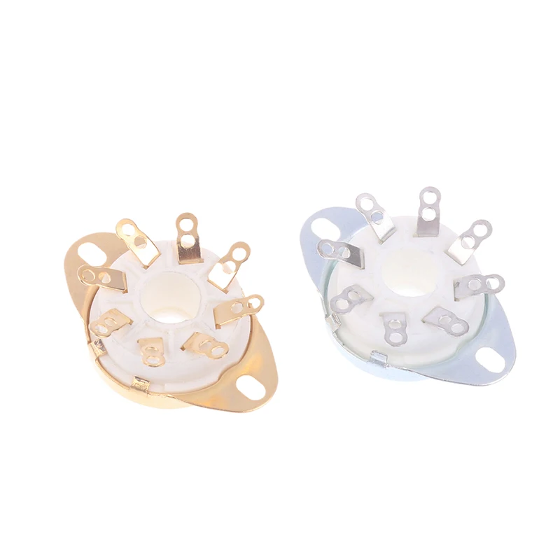 

1Pc 8Pin GZC8-Y-6 Octal Tube Socket Ceramic Valve Base Jack For KT88/6550/EL34/6P6P/6V6/6N8P/6SN7 Audio Amplifier DIY