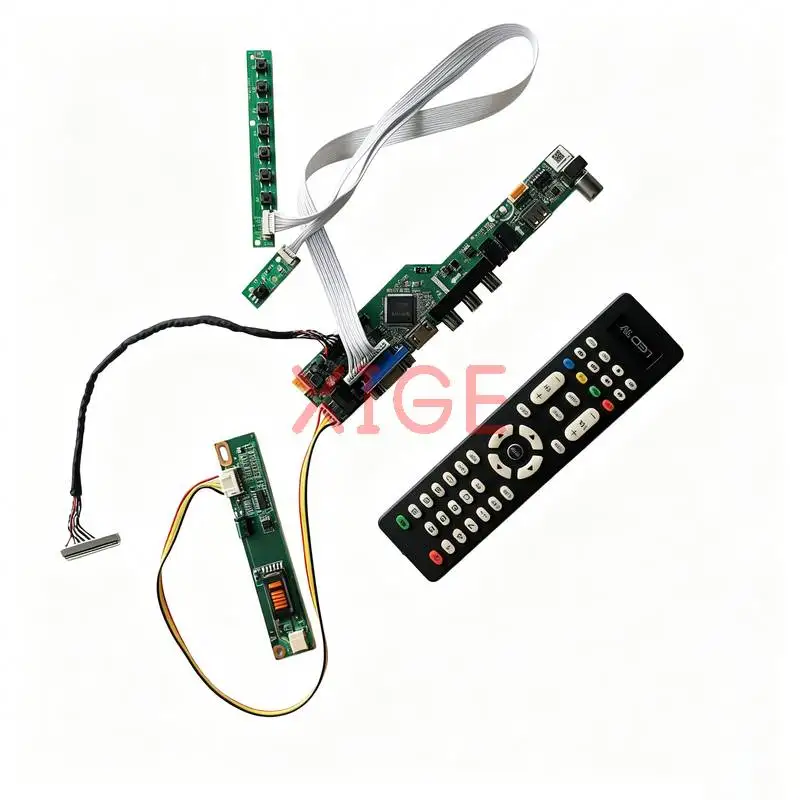 

Screen Drive Controller Board Fit LP141E2 LTN141P4 HT14P12 LTN141P2 1400x1050 30Pin LVDS 1CCFL 1400*1050 USB+AV+VGA+HDMI Kit DIY