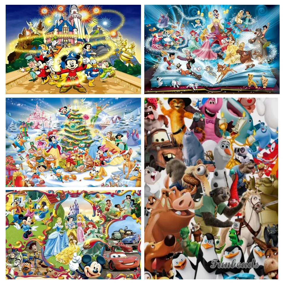 Disney Characters Mickey Mouse DIY Diamond Painting Donald Duck Mosaic Rhinestone Picture Cross Stitch Embroidery Kit DSN620