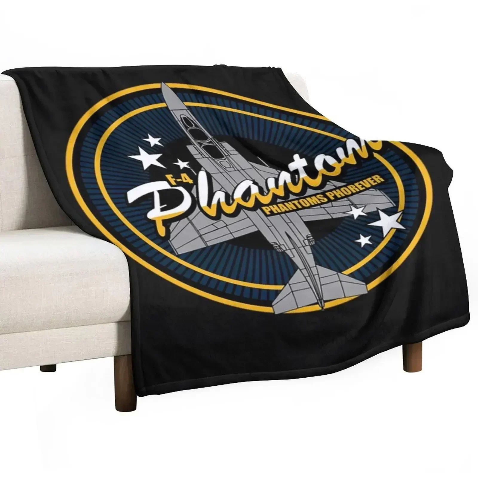 

Air Force F4 Phantom 2 T-ShirtF-4 Phantom (Small logo) Throw Blanket Bed Fashionable funny gift Blankets