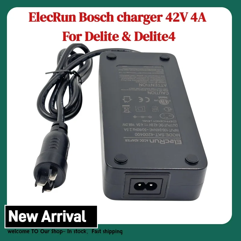 

Зарядное устройство 42 В, 4 А для электронного велосипеда Bosch Delite и Active/Performance Line, стандартное зарядное устройство 36 В для Bosch Delite Delite 4