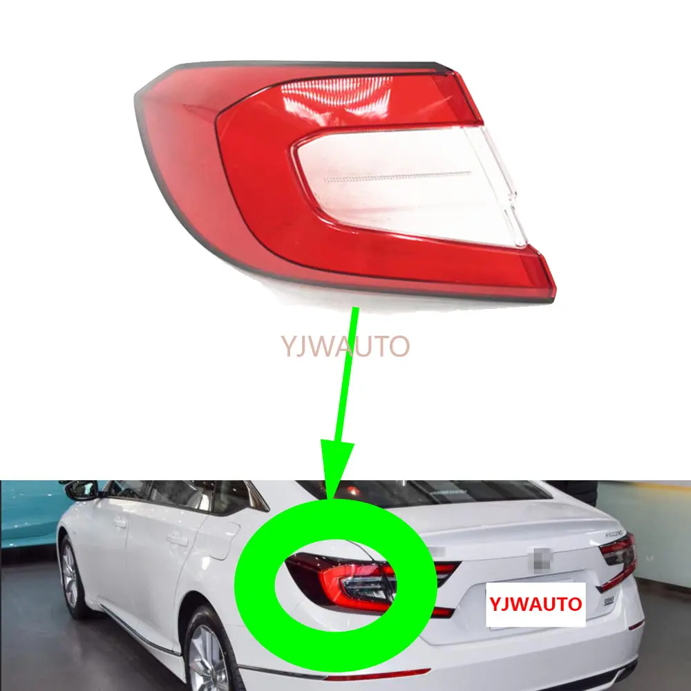 

Taillights Cover for Honda Accord 2022 2023 Car Rear Light Replacement Brake Light Glass Parking Lamp Shell Taillamp Lens