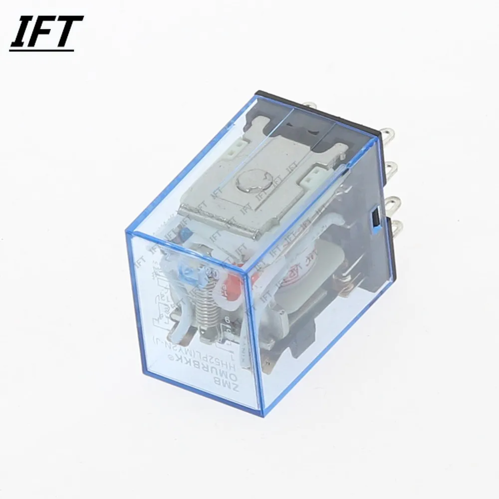 10pcs/Lot Power Relay MY2NJ 12V 24V 36V 110V 220V 380V AC Coil Miniature Relay DPDT 2NO 2NC 8 Pins 5A 240VAC MY2N-J HH52P