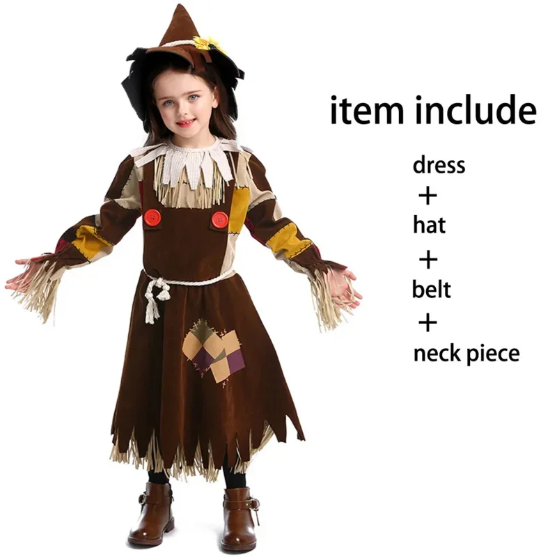 สาวเรื่องอื้อฉาว Kalon เครื่องแต่งกายฮาโลวีน Purim Scandina of Oz เด็กคอสเพลย์เครื่องแต่งกายเด็กของขวัญวันเกิดปาร์ตี้แฟนซีชุด D
