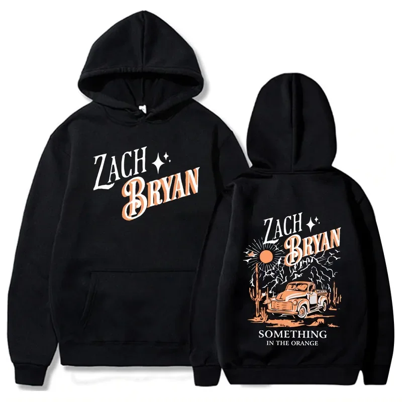 Zach Bryan Hoodie Man Woman Western Country Music Something In The Orange Harajuku Pullover Tops Sweatshirt