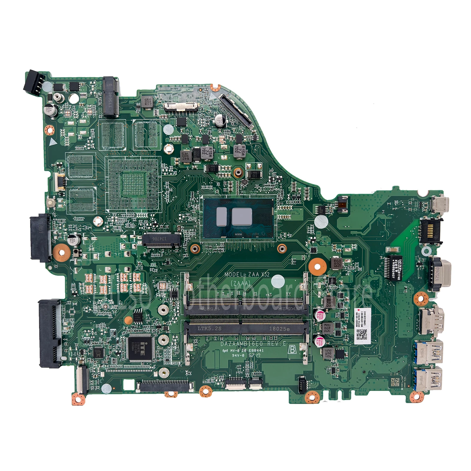 KEFU ZAA X32 DAZAAMB16E0 Motherboard for ACER Aspire E15 F5-573 F5 -573G E5-574TG laptop mainboard E5-575 E5-575G With I3 I5 I7