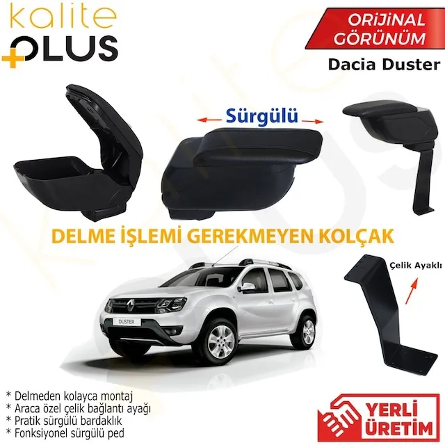 DACİA DUSTER ARMREST ARMREST PUNCHING NO STEEL APPARATUS KALİTEPLU