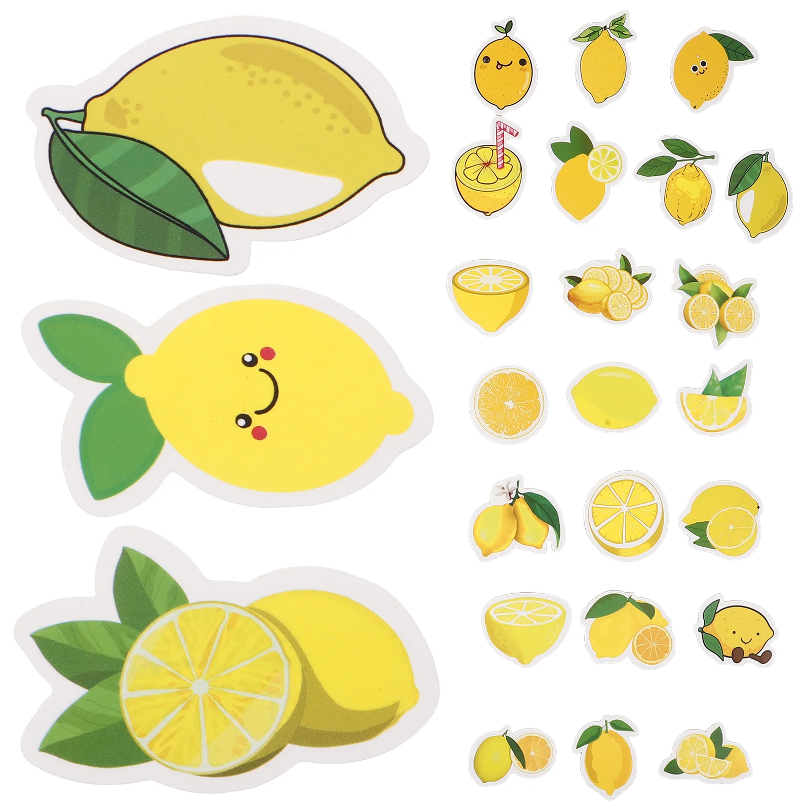 50 Pcs Lemon Sticker Lovely Bumper Suitcase Decorations Bulk Stickers for Teens Laptop Child