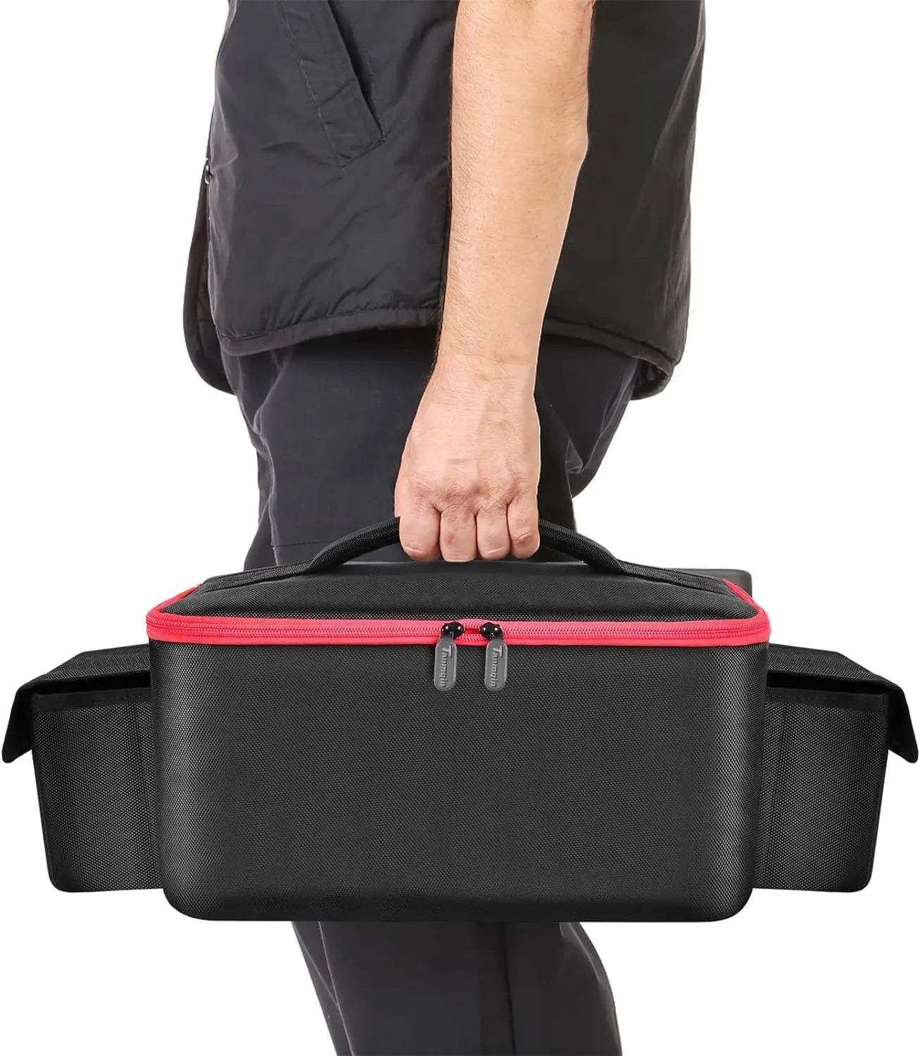 Air Compressor Bag Compatible with Milwaukee M18 Inflator 2848-20/2771-20, Air Pump Box for Milwaukee Tools,Storage Holder