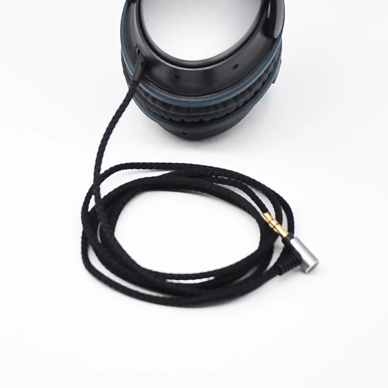For BOSE AKG JBL Sennheiser Beyerdynamic  QC25 QC35 AE2 PXC480 PXC550 OE2 E55 Y50 Y50BT Earphone Replaceable Nylon Braided Cable