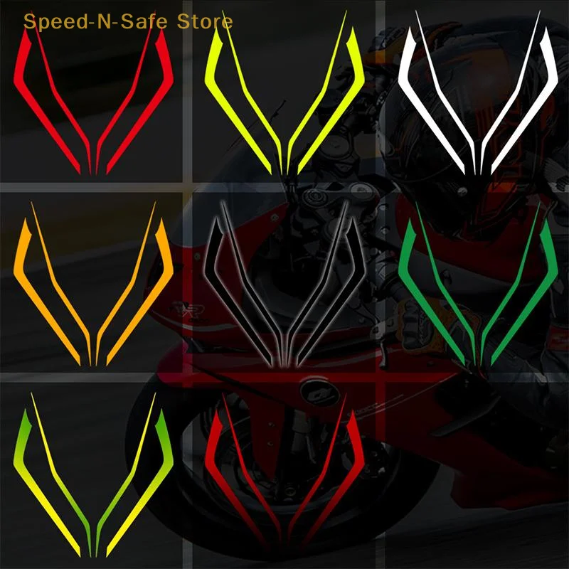 Waterproof, Sun-Protective, And Reflective Front End Stickers For Motorcycle Modification – 600 X 350 X 250 Mm