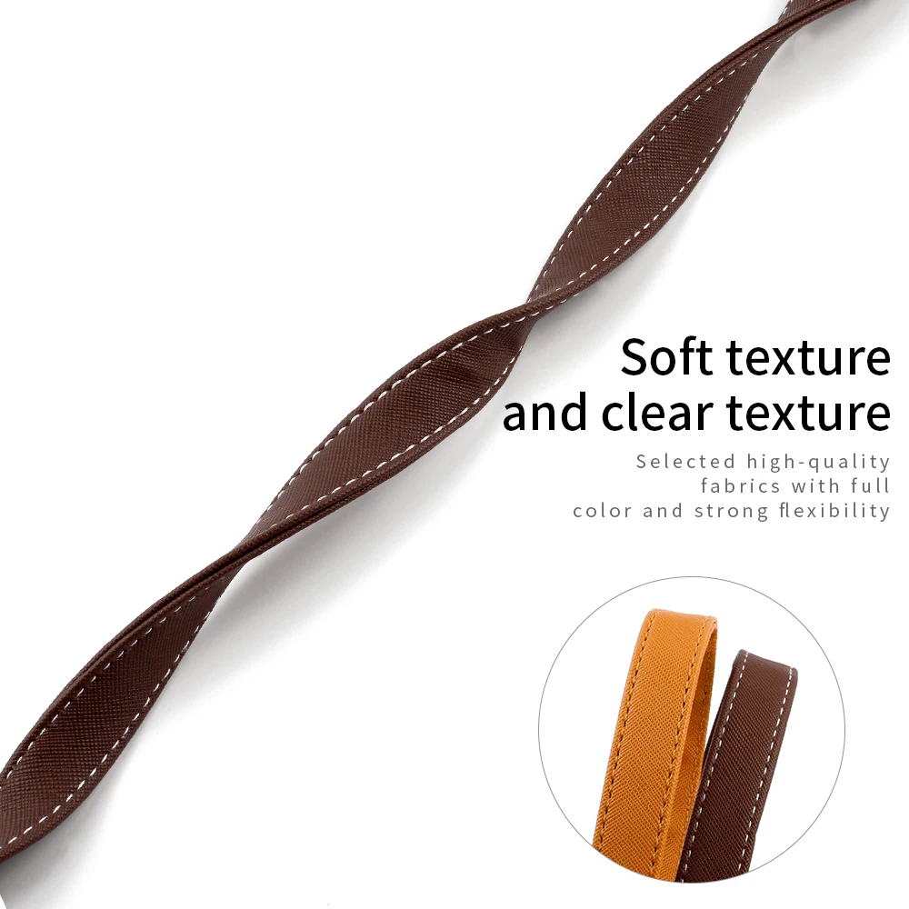 DIY Crochet Bag Bottom Handles Set Leather Handbag Strap Purse Replacement Belt with Rivets for Women Tote Bags Accessories