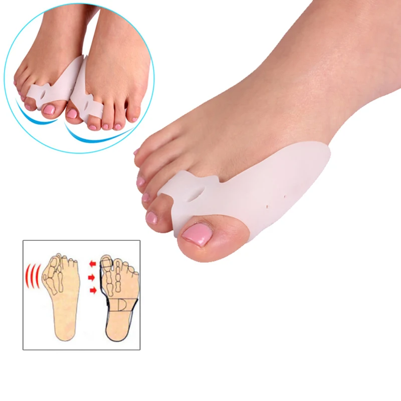 1/3/5PAIRS Silicone Gel Bunion Separator Corrects Hallux Valgus Eases Foot Pain High-quality Silicone In Demand