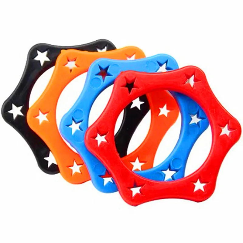 2ชิ้นยางไร้สายขาตั้งไมโครโฟนแบบถือลูกกลิ้ง, แหวนป้องกันการหมุนสำหรับ dj KTV