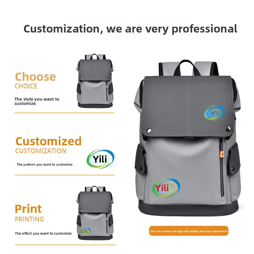 Nowy plecak biznesowy męski 2025, plecak o dużej pojemności, torba podróżna na laptopa, funkcjonalna torba robocza, modna skóra PU