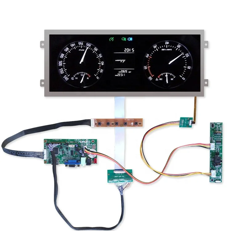 12.3 Inch 1920*720 Pixels Lcd Touch Screen Bar Tft Lcd With High Brightness