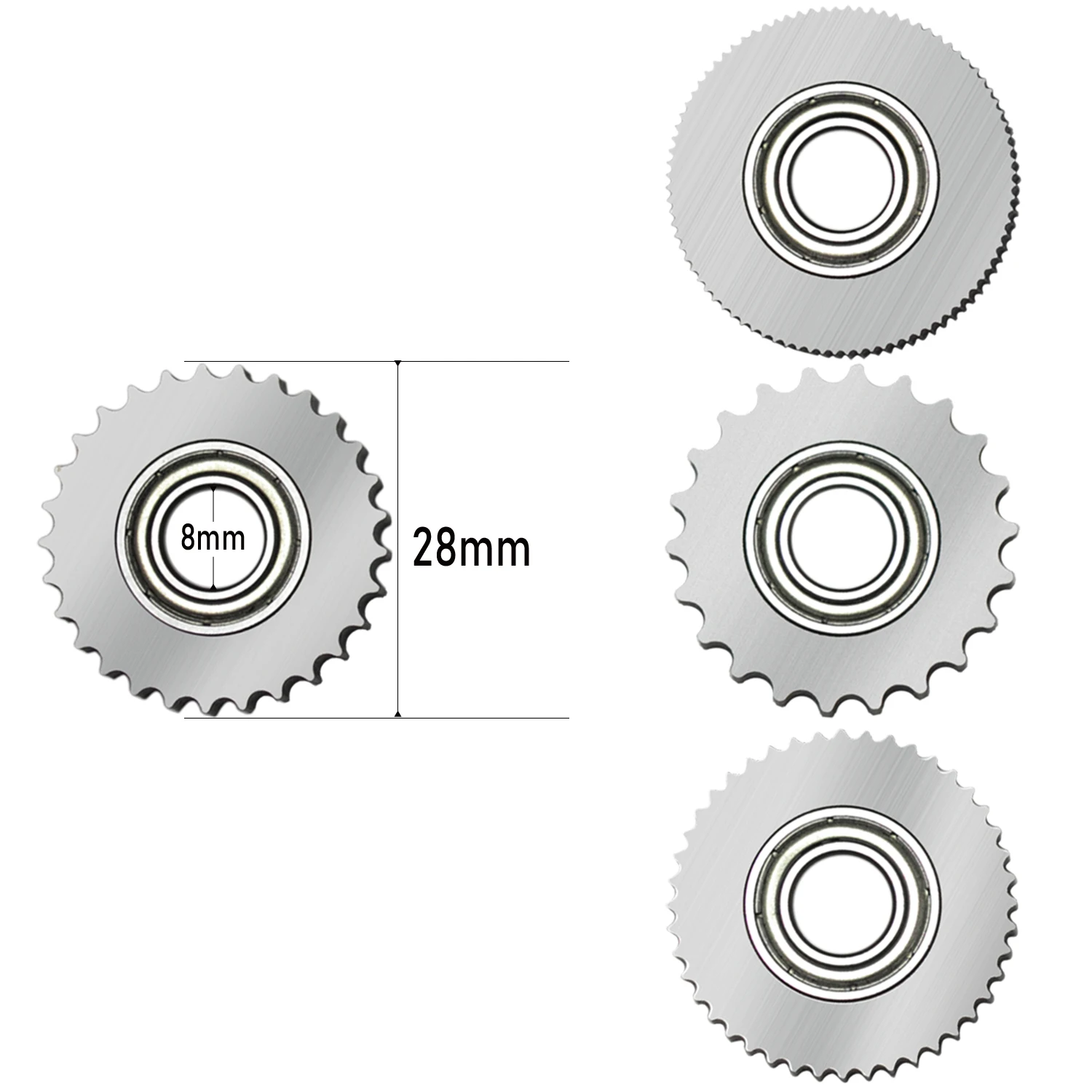 4pcs Cutters Insrets Knives wheel Texture Woodturning Tool Thread Spiral Turning Tools for Texture Wood Turning Tool Accessories