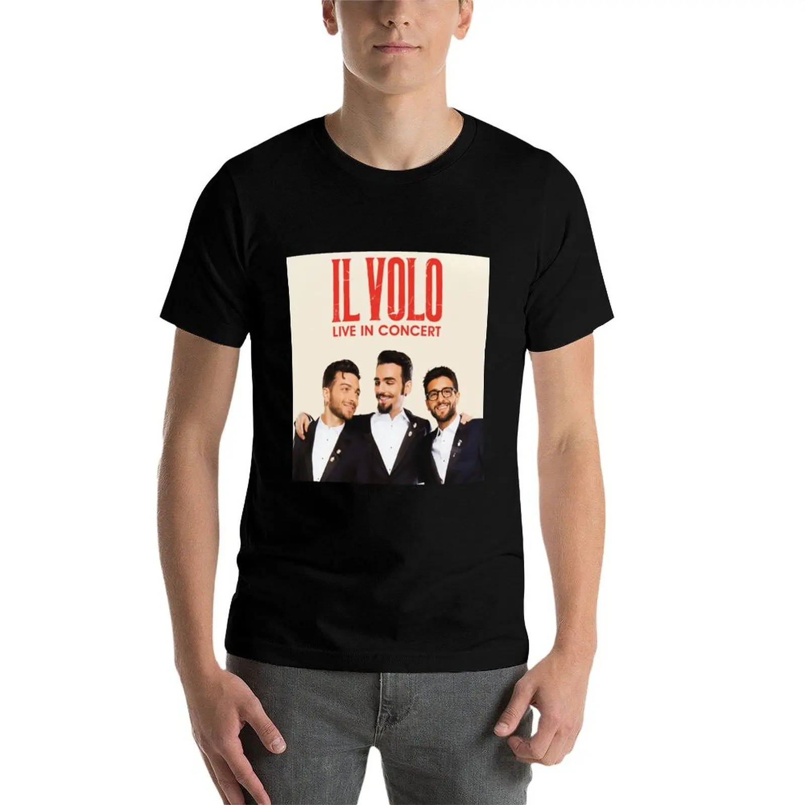 

il volo live in concert T-Shirt t shirts for man cotton soft man t shirts graphic t shirts for man cotton funny T-Shirt