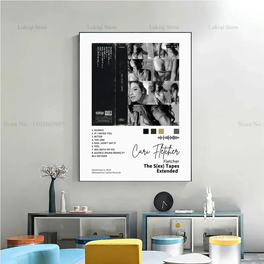 ملصق جديد فليتشر قائمة التتبع فتاة أحلام ألبوم الموسيقى الهدايا حائط لوح رسم صورة فنية غرفة المعيشة ديكور المنزل