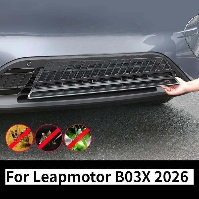 Für Leapmotor B03X 2026 Front-Insektenschutzgitter, Staubschutz, Blätterblocker, Kühler-Schutz, Auto-Außenzubehör – Detail 1
