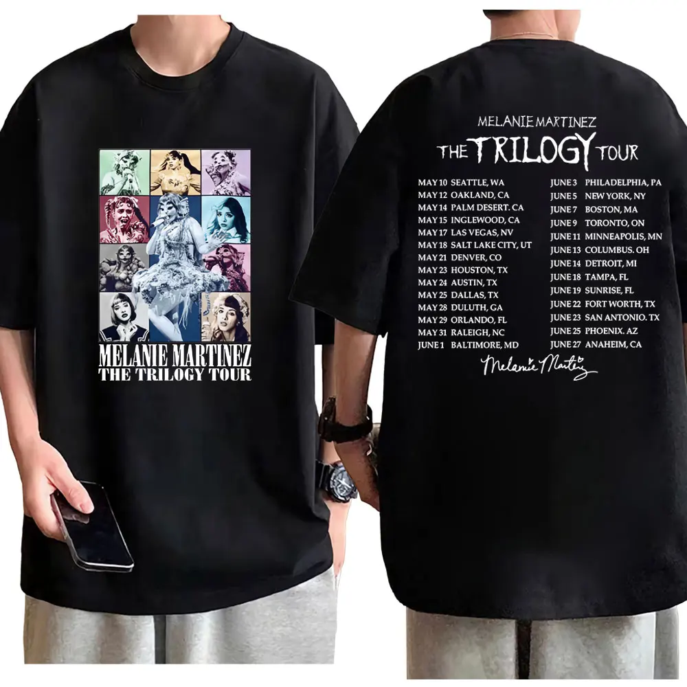 

Singer Melanie Martinez The Trilogy Tour 2024 Graphic T Shirts Harajuku Hip Hop Oversized T-shirts Unisex Fashion Casual T-shirt