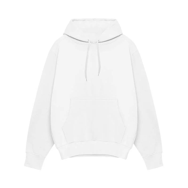 

Autumn and winter thick round neck hooded solid color men's hoodie manufacturer wholesale couple's sportswear