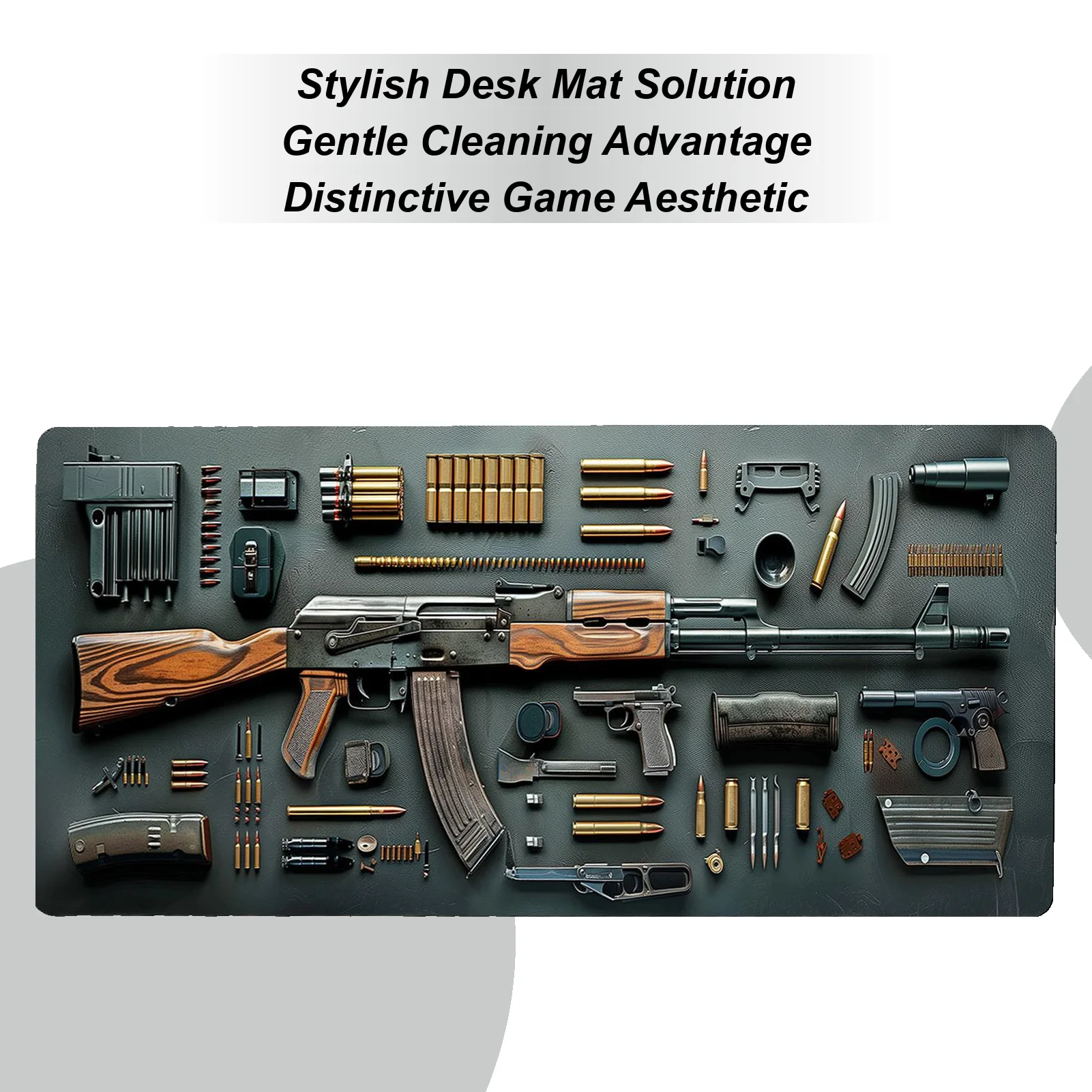 

Desk Mat Large Computer Mat Keyboard Cushion for Offices Dormitory Work Game Special Occasion Holiday Competitive Hotel