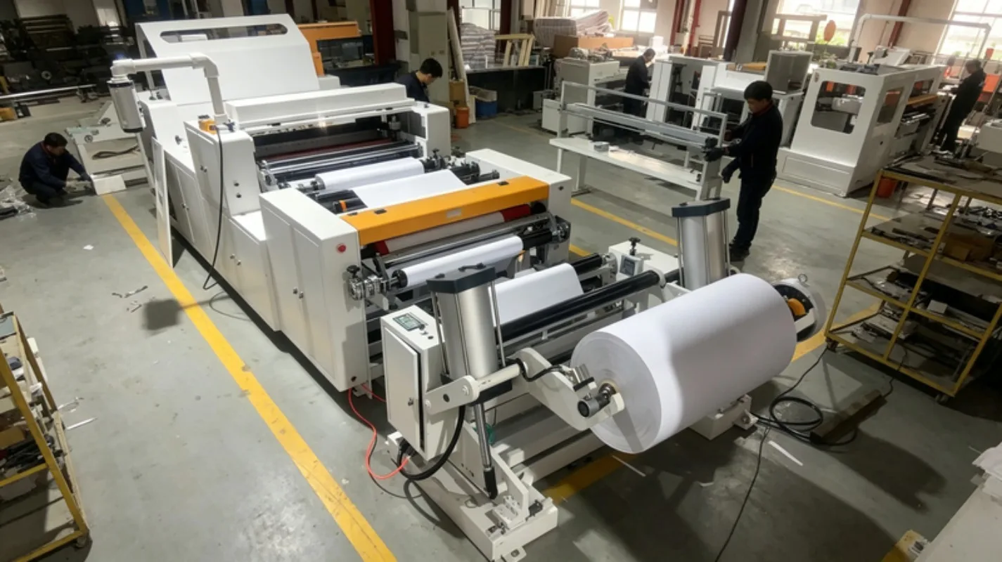 New Automatic Paper Cutting Machine Electric Guillotine Trimmer A3 A4 Size High Precision Desktop Cutter Craft Print Shop Use