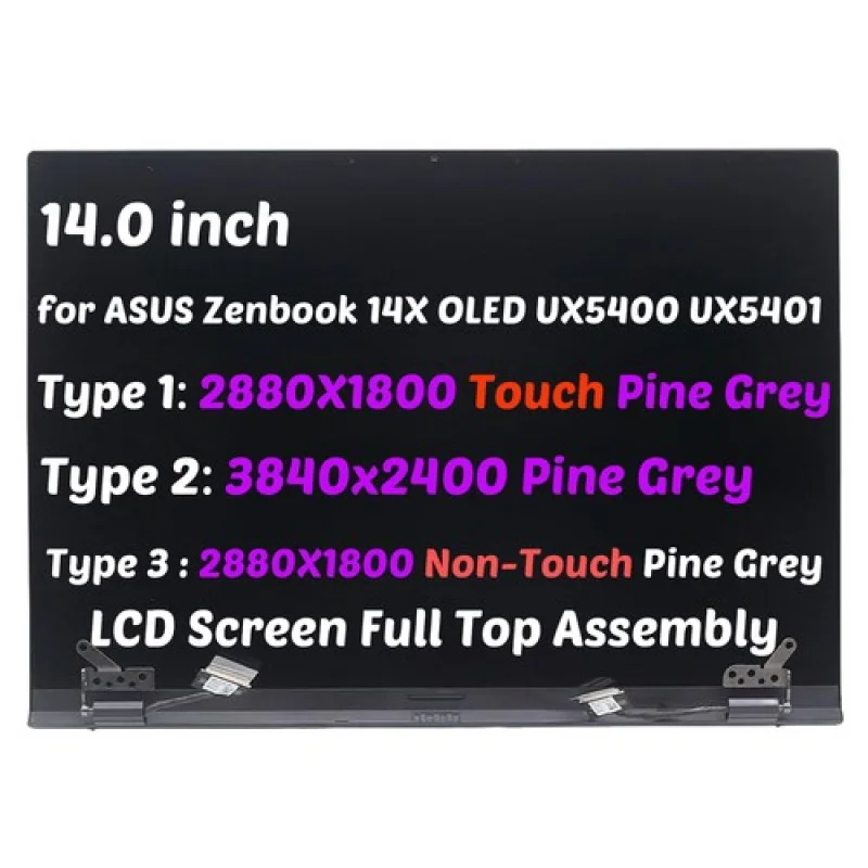 

A++14" OLED LCD Touch Screen Assembly Complete Display for ASUS ZenBook 14X UX5400
