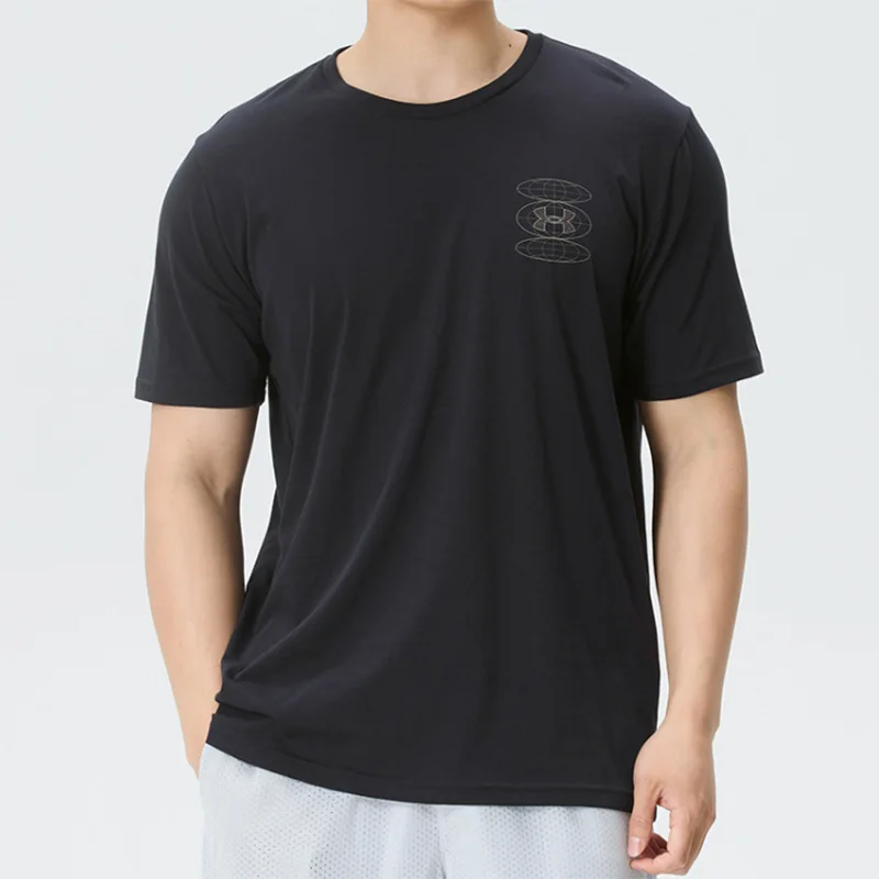 Under Armour 2026new Men's Casual Sports Short Sleeve T-shirt Printed Graphic Tee 1390226-001