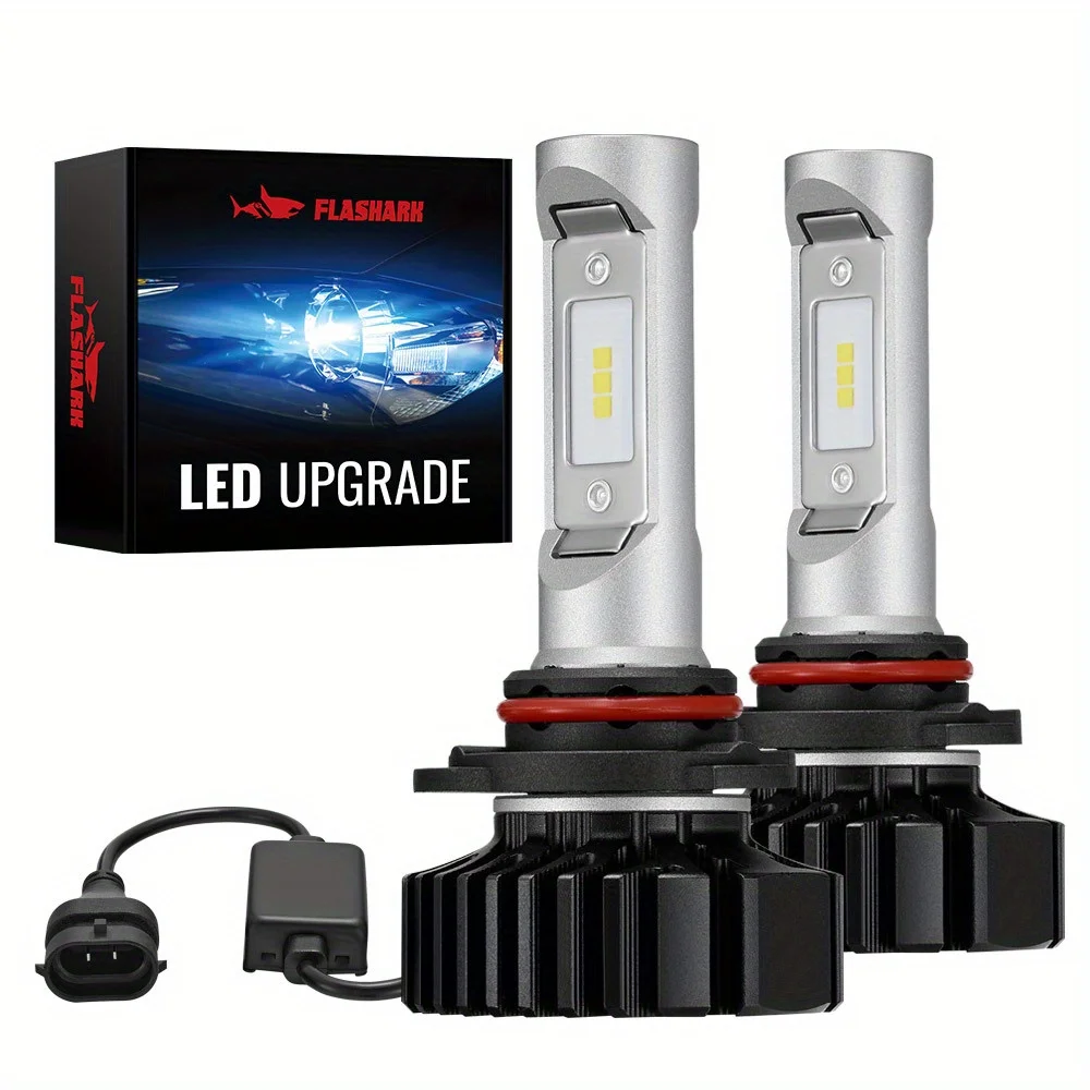 

X1 9005/HB3 100W 6000K 14000LM White LED Headlight Bulbs 2Pcs