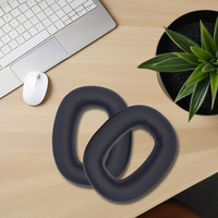 1 Pair Replacement Ear Pads Protein Leather Ear Cups Cover Ear Cushion Earpads for B&W Bowers & Wilkins PX7 S2/PX8 Headphones