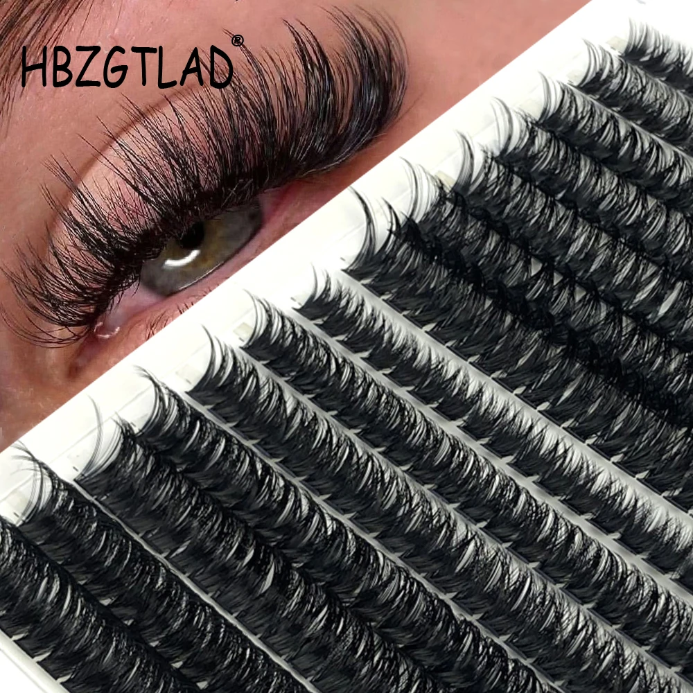 60D/80D Mink Eyelashes 273 Clusters Eyelash Extension Natural Individual False Lashes Russian Volume Lash Makeup Cilia Cili