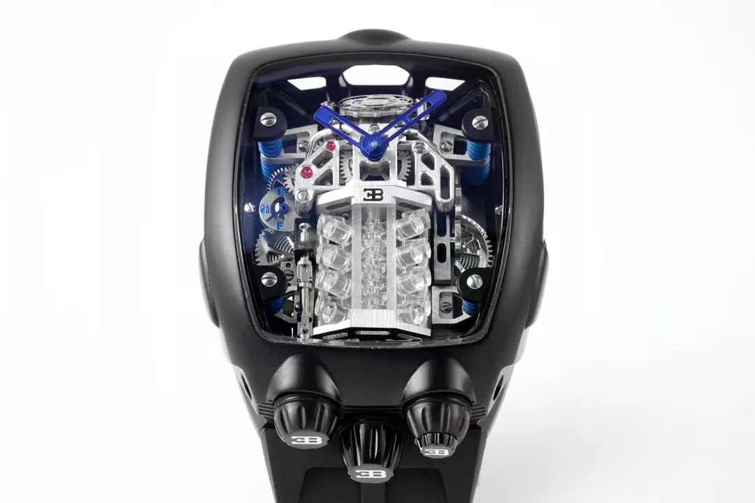 

High Grade Silicone Band Stainless Steel Skeleton Back Automatic Mechanical Fancy Watch