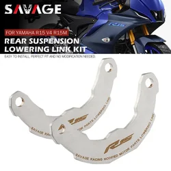 Lowering Links Kit For YAMAHA YZF R15 V4 R15M 2022 2023 YZFR15 YZFR15M Motorcycle Rear Suspension Linkage Drop Cushion Lever